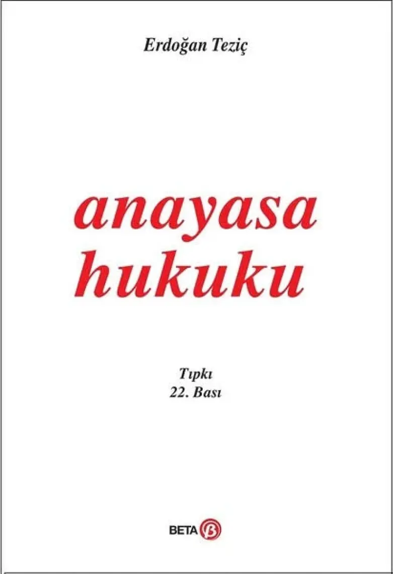 Anayasa Hukuku-Erdoğan Teziç