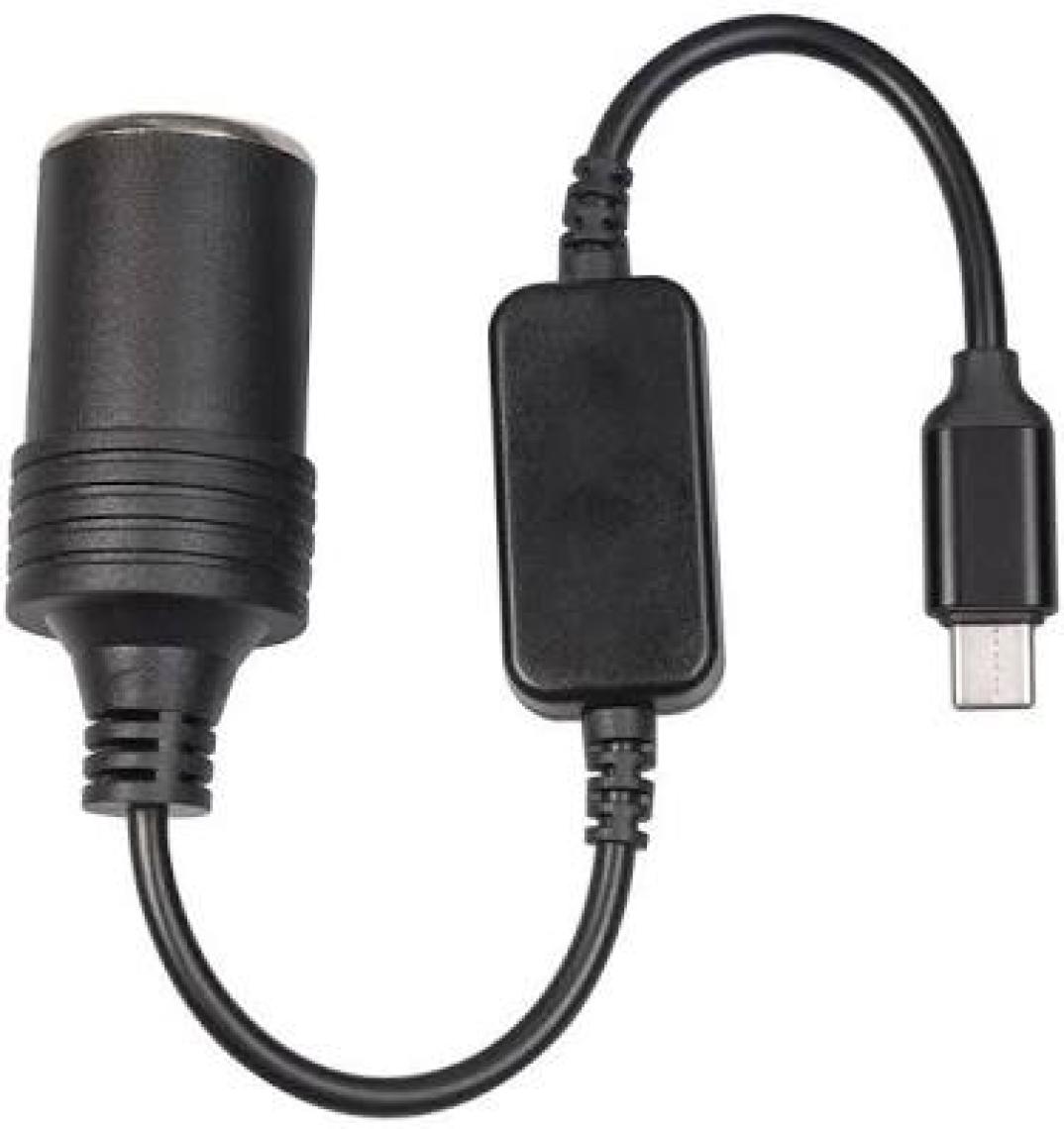 Zemheri Powermaster PM-24759 Type-C 5 Volt To 12 Volt Çakmak Fiş Çevirici