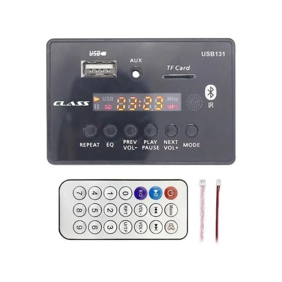Class USB-131 Aux Usb-Sd-Bluetooth Çevirici Kumandalı