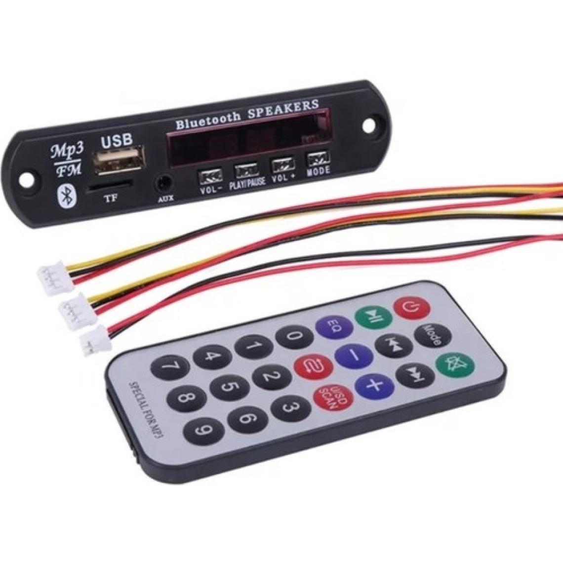 Autoline Mikrofonlu-Bluetooth-Radyo-Usb-Aux-Sd Kart Mp3 Çalar 12 Volt