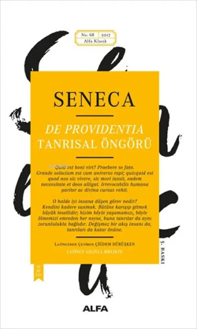 Seneca - Tanrısal Öngörü - Verıtas - Yunan Ve Latin Klasikler - Lucius Annaeus Seneca