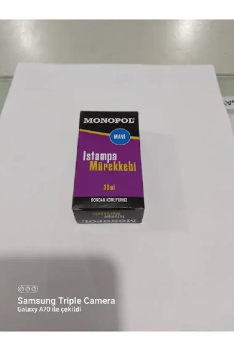 Monopol 1121 Istampa Mürekkebi 30 ml Mavi