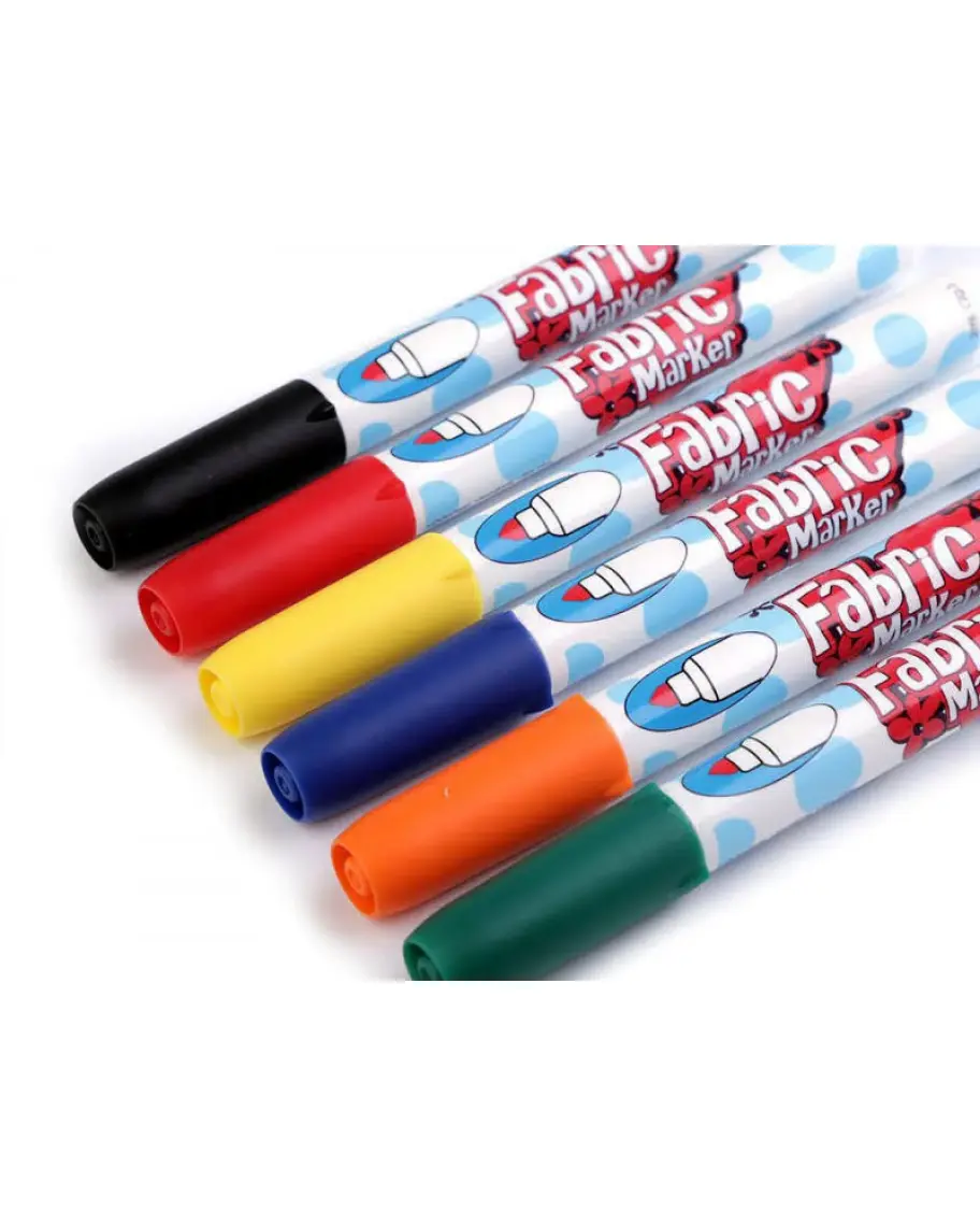 Marvy Fabric Marker Tshirt Boyama Kalemi 6'Lı