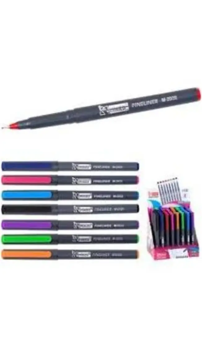 M 2028-10 Fineliner Kalem 10 Adet 8 Renk