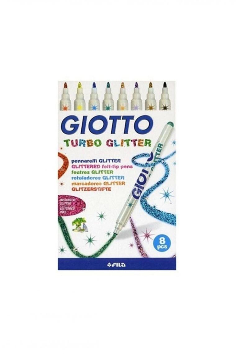 Simli Keçeli Kalem Turbo Glitter 8li 425800