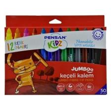 Kidz Yıkanabilir Jumboo Keçeli 12 Renk