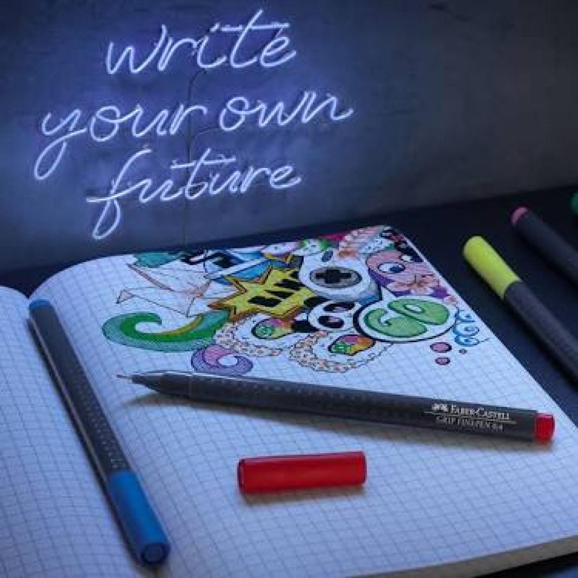 Faber-Castell Grip Finepen Keçe Uç 0.4mm 10'lu Karton Kutu