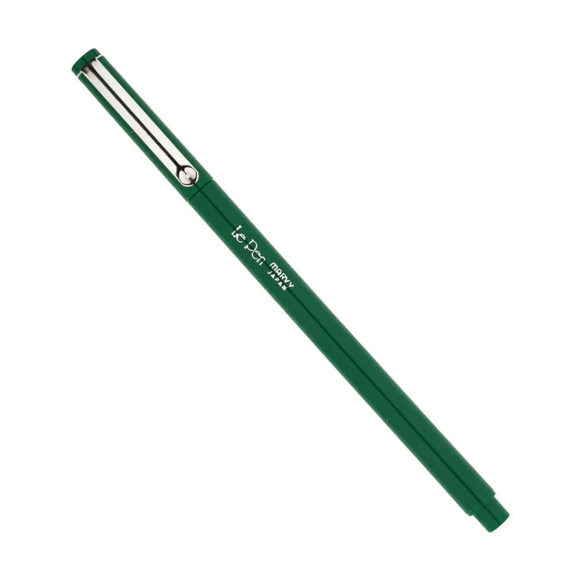 Marvy Le Pen 4300 Kalem Extra Fine Uç Metal Klips 0.3 mm Uç Green