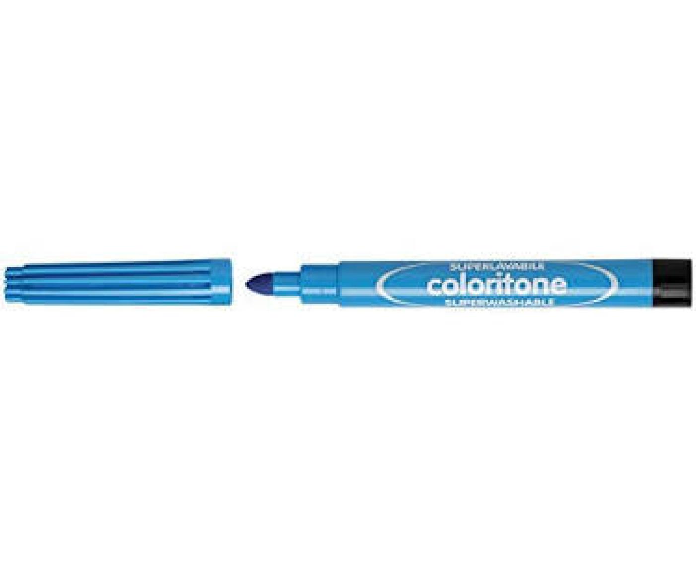 Fibracolor Coloritone 12 Renk Keçeli Kalın Kalem 19540