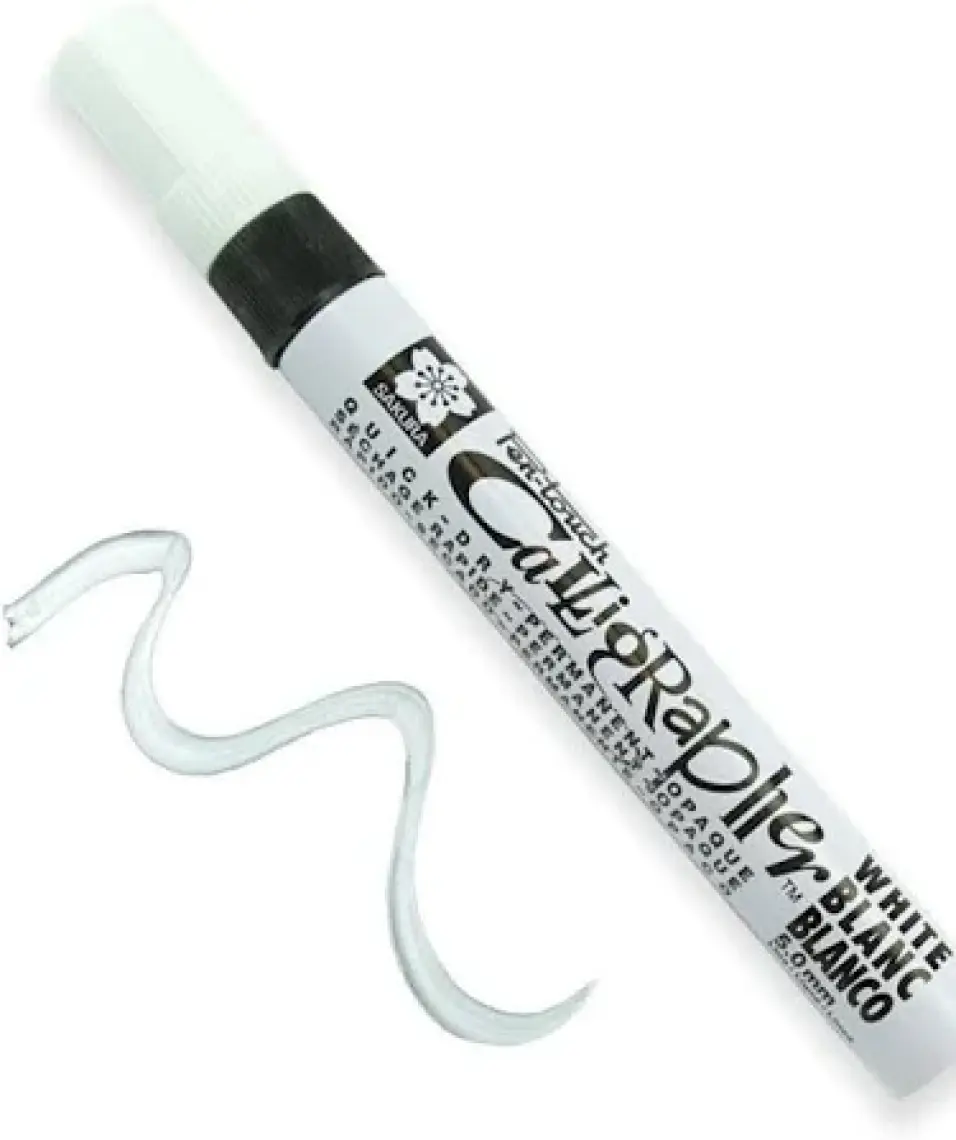 Sakura Pen/Touch Paint Marker Fine Yaldızlı Kalem 1.0 Mm Beyaz