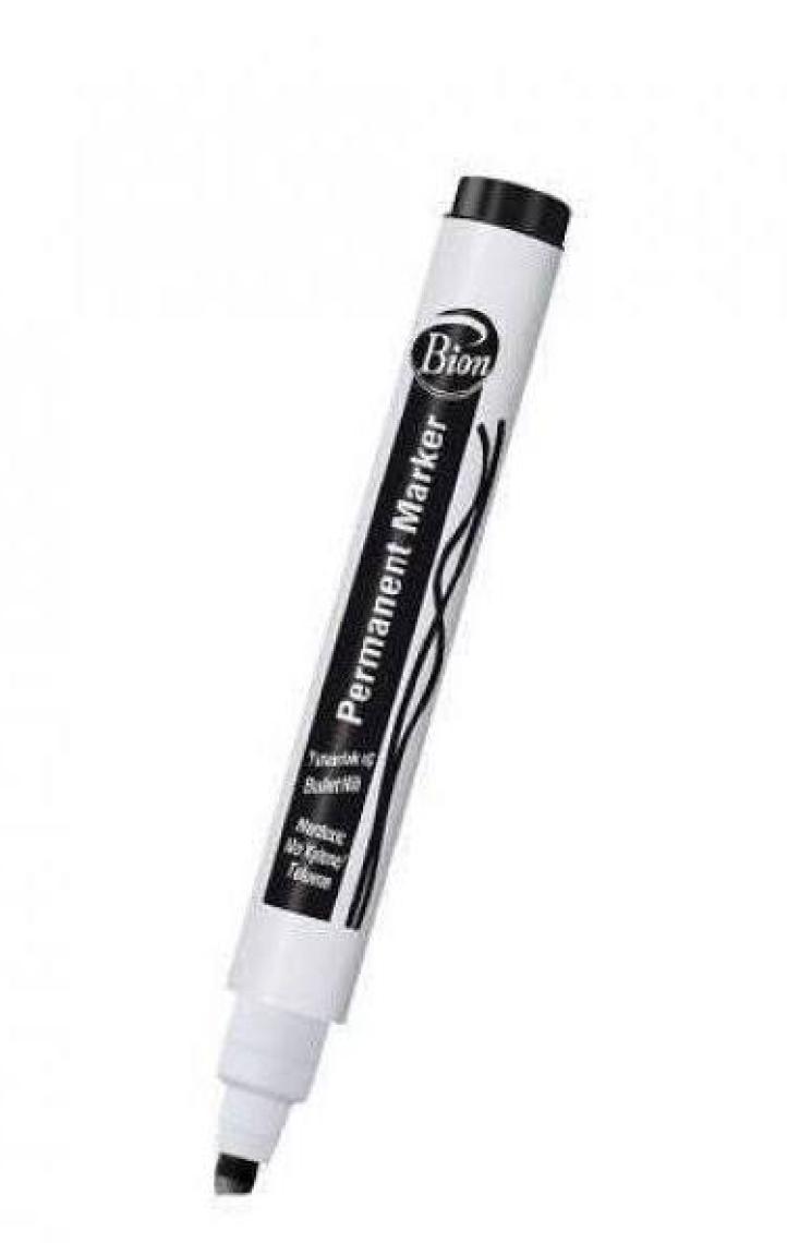 Bion Permanent Marker 9175 - Yuvarlak Uç - Siyah