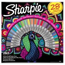 Sharpie Fine Permanent Markör 28li Tavuskuşu