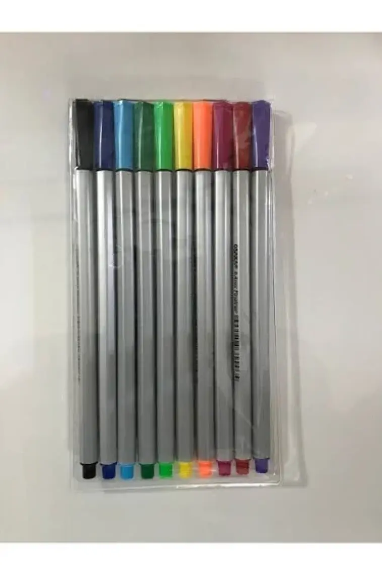 Osaka Fineliner Trio Pen Renkli Kalem Set 0.4 mm 10'lu