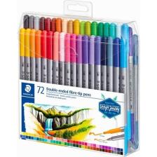 Staedtler Twin-Tip Çift Taraflı Keçeli Kalem Seti 72'li 3200