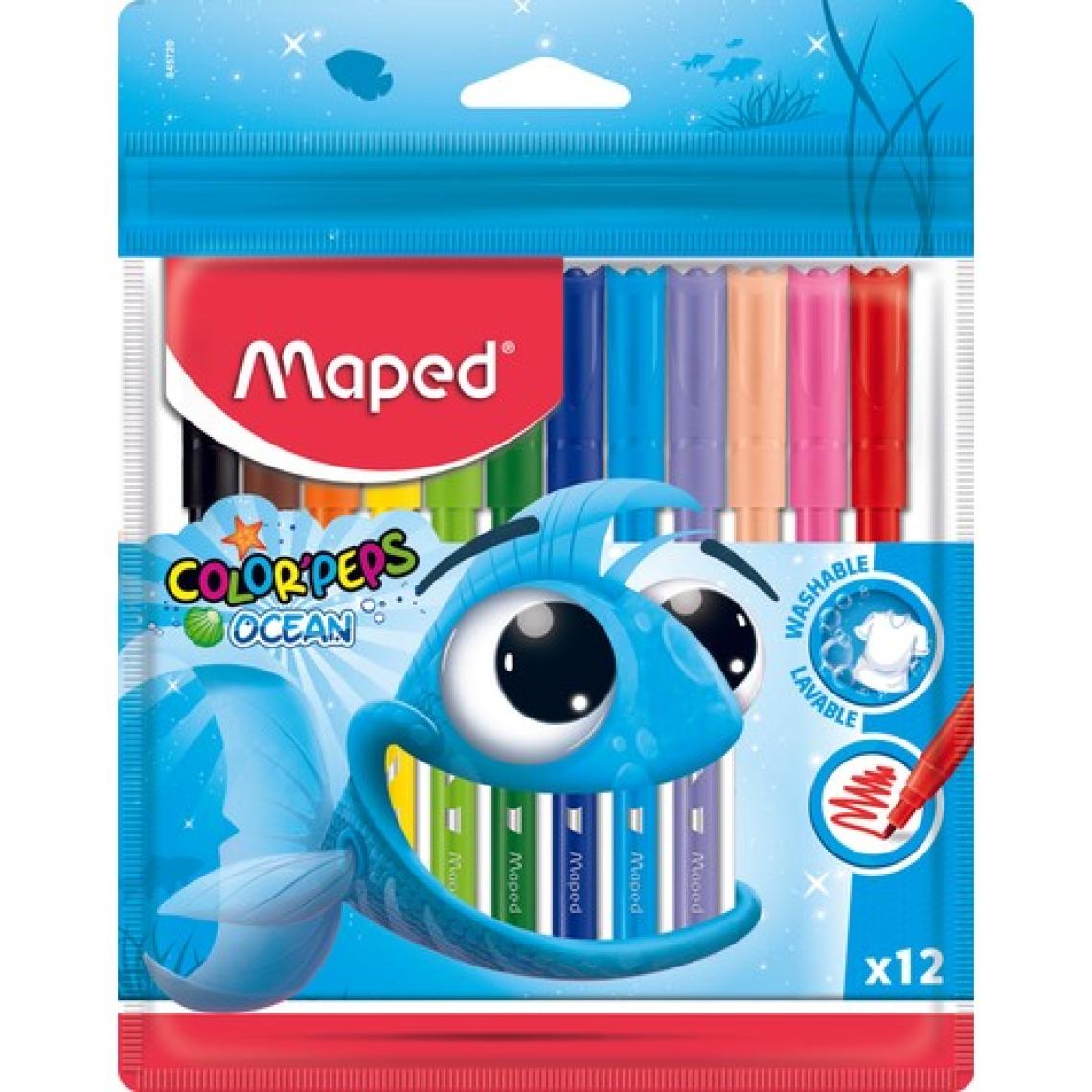 Maped Color Peps Ocean 12'li Keçeli Kalem Seti