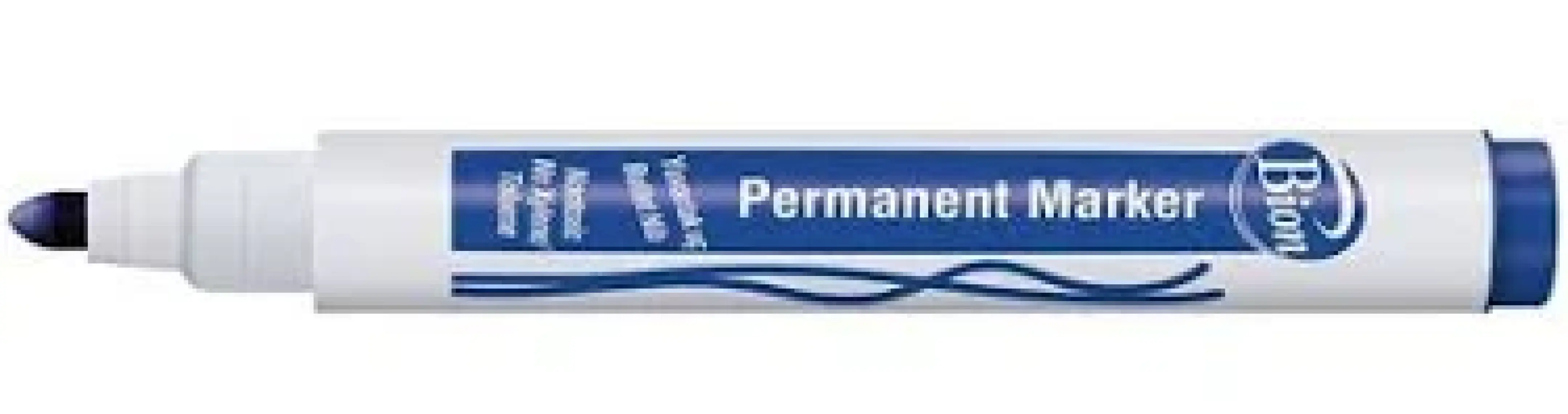 Bion Permanent Marker 9175- Yuvarlak Uç - Mavi