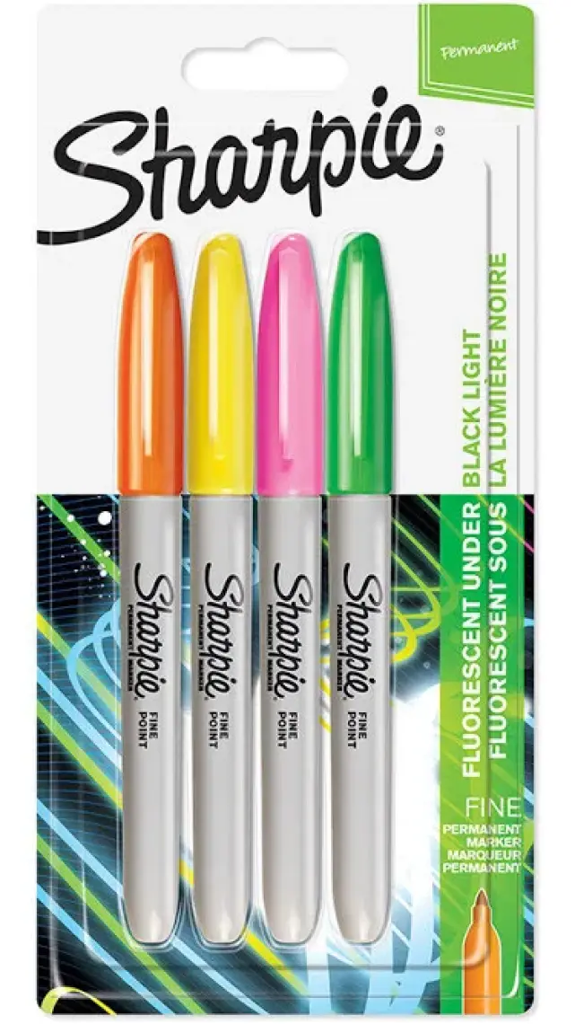 Sharpie Permanent Fine Kalem Neon 4'lü 1985855