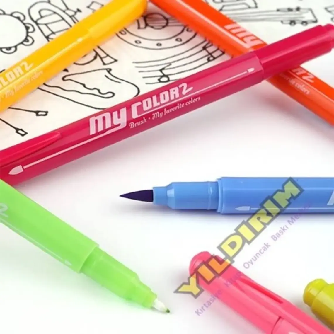 Dong-a Donga My Color2 Çift Taraflı Keçeli Kalem 36'lı Set
