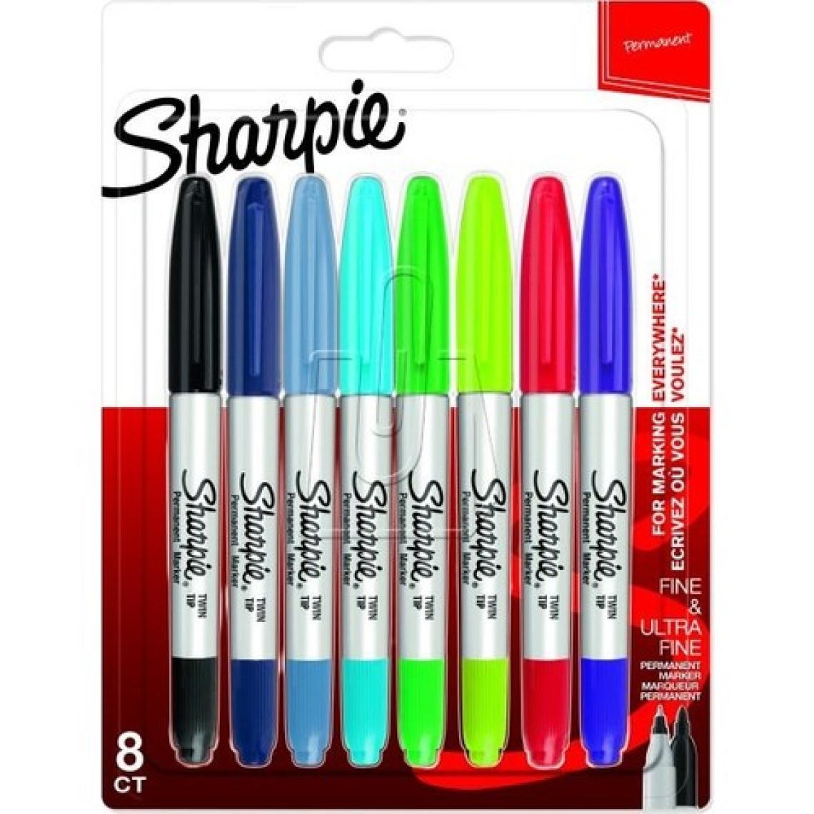 Sharpie 8 Li Çift Taraflı Kalem