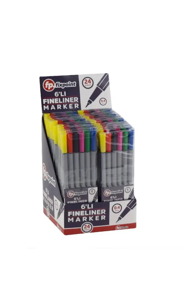 Fixpoint Fineliner 6lı Renkli Kalem