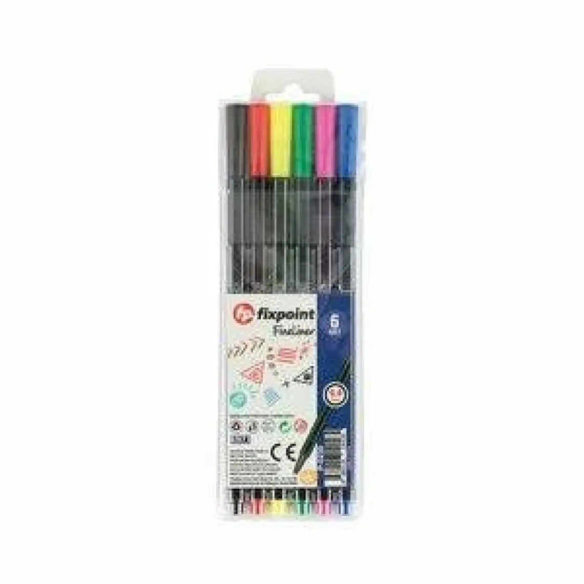Fixpoint Fineliner 6lı Renkli Kalem