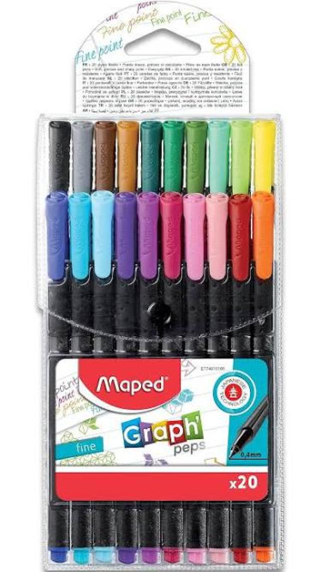 Maped Fineliner Kalem 20 Li Karışık 749151