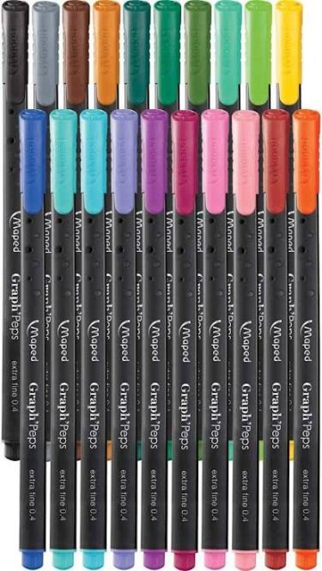 Maped Fineliner Kalem 20 Li Karışık 749151