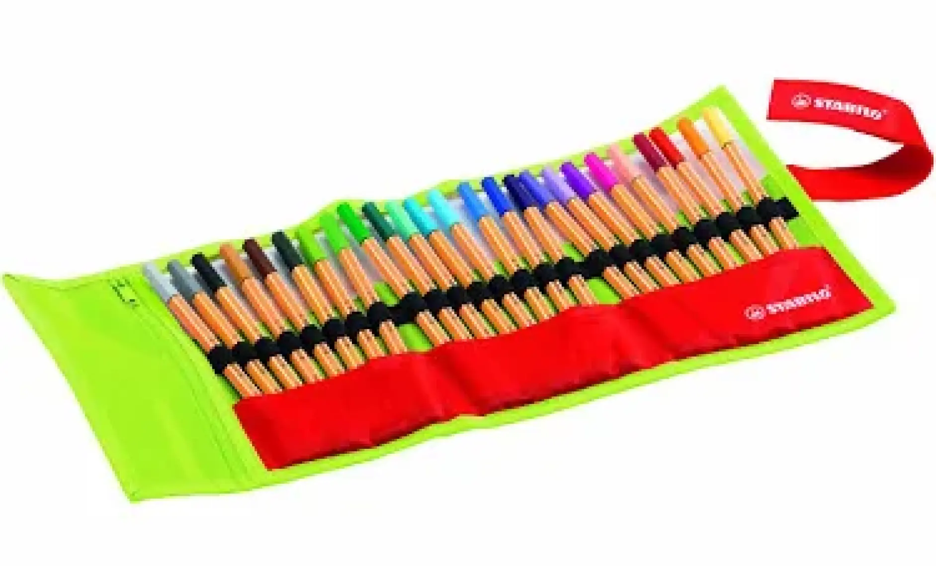 Stabilo Point 88 İnce Keçe Uçlu Kalem 25 Renk Rulo Çantalı Set