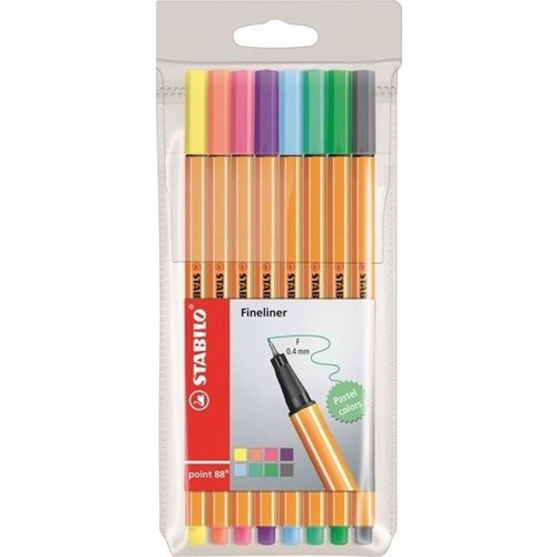 Stabilo Point 88 8'Li Pastel Paket