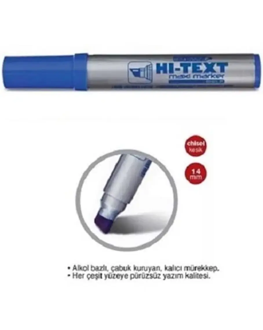 Hi-Text Markör Maxi Mavi
