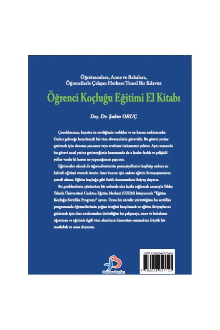 Öğrenci Koçluğu Eğitimi El Kitabı - Şahin Oruç