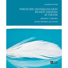 Pegem Akademi Yayıncılık - Akademik Kitaplar Psikolojik Danışmanların Bilmesi Gereken 40 Teknik
