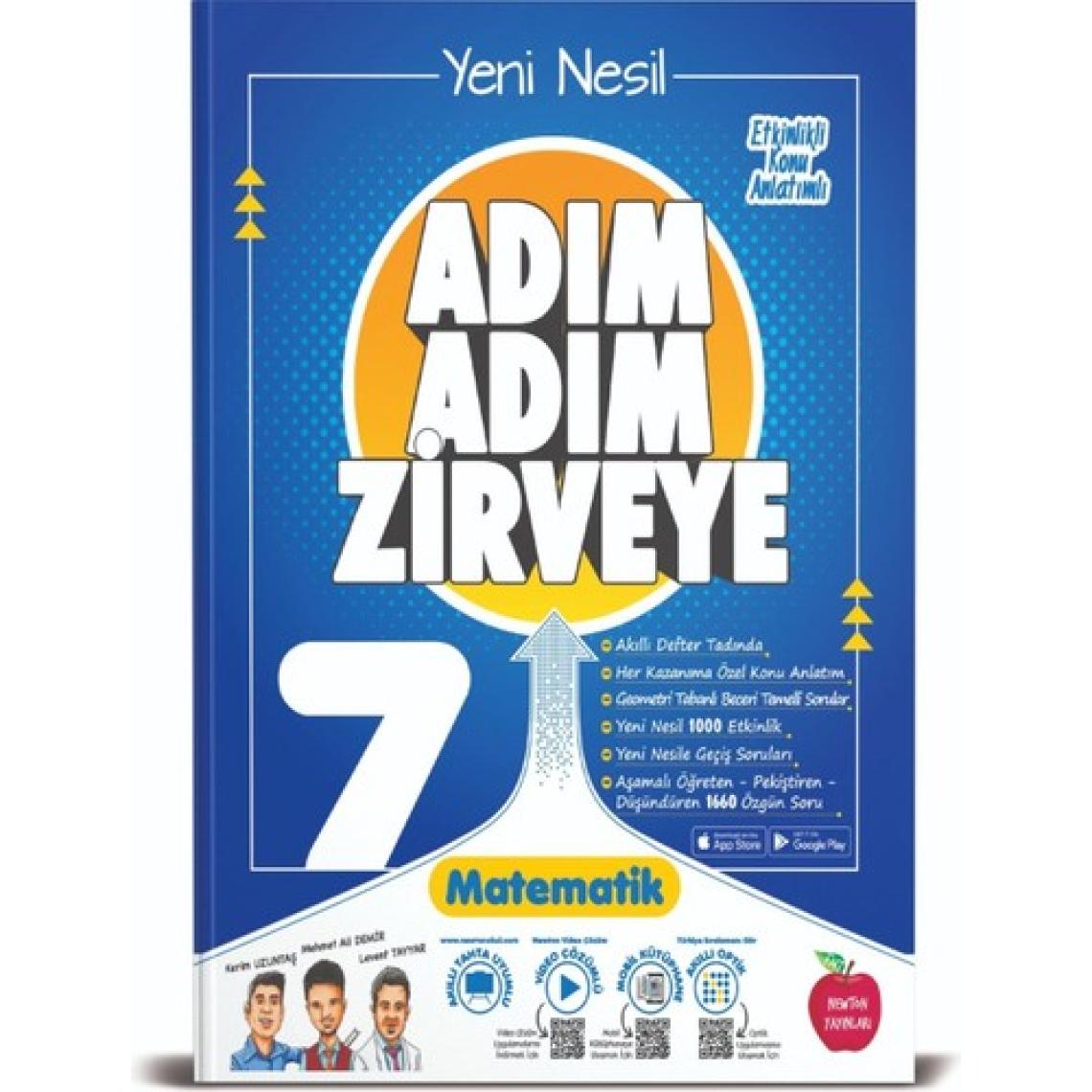 Newton Yayınları Newton 7.sınıf Matematik Adım Adım Zirveye Matematik Soru Bankası