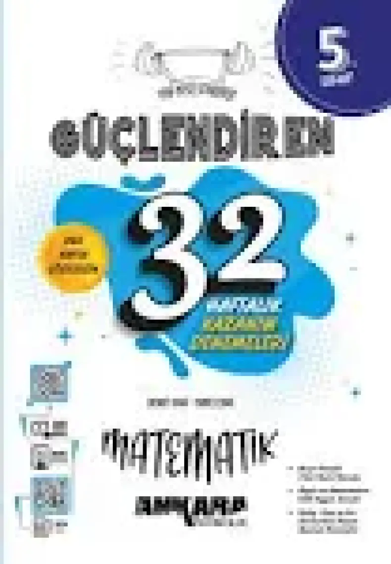 Ankara Yayıncılık 5. Sınıf Güçlendiren 32 Haftalık Matematik Kaza