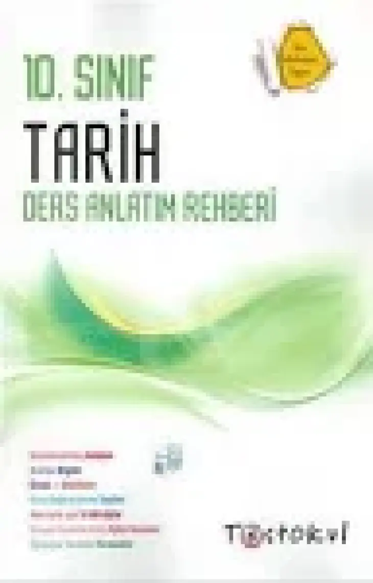 Test Okul Yayınları 10. Sınıf Tarih Ders Anlatım Rehberi