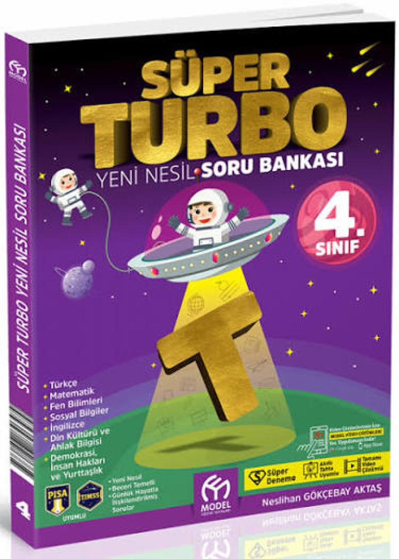 Model Eğitim Yayıncılık 4. Sınıf Süper Turbo Yeni Nesil Soru Bankası