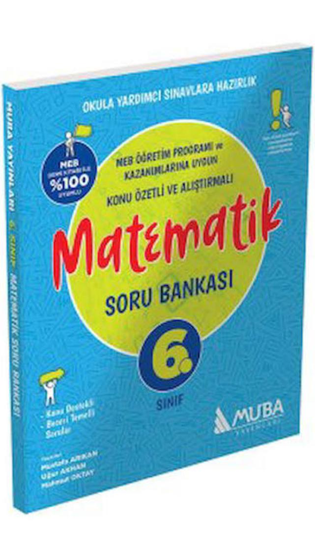 Muba Yayınları 6. Sınıf Matematik Soru Bankası