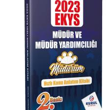 2023 Ekys Müdürüm Serisi Müdür ve Müdür Yardımcılığı Hızlı Konu Anlatım Kitabı Kurul Yayıncılık