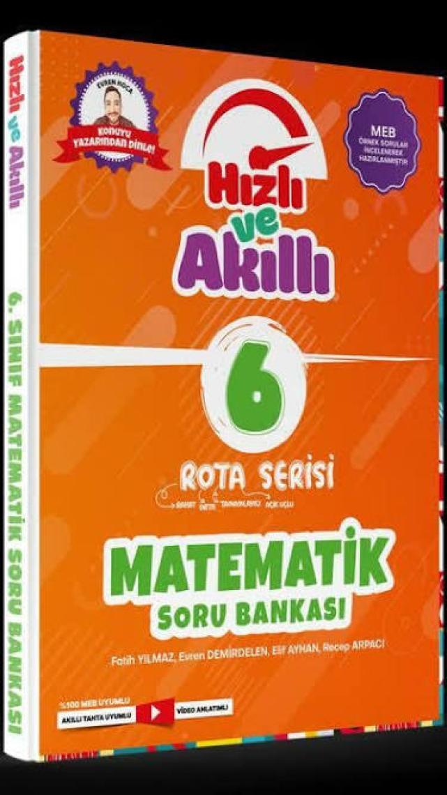 Tammat Yayıncılık 6. Sınıf Matematik Rota Soru Bankası