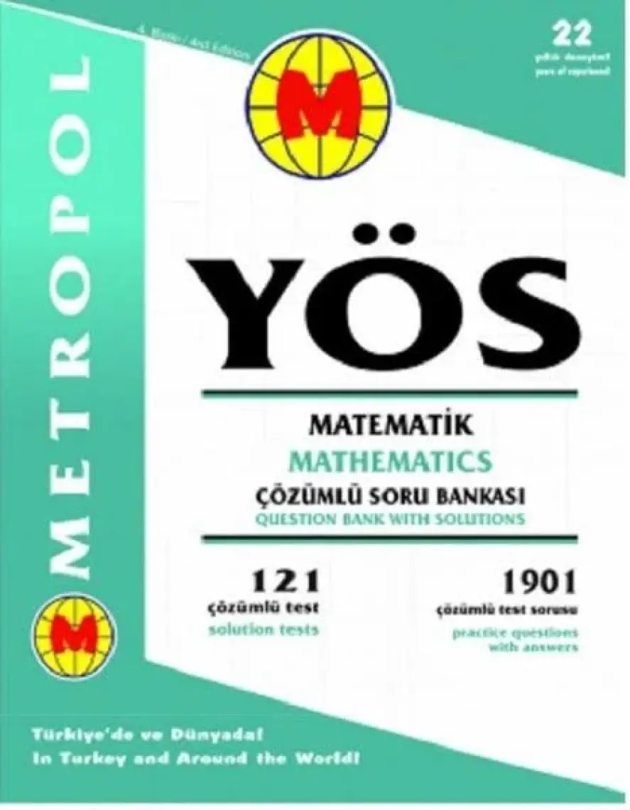 Metropol YÖS Matematik Tüm Konular Çözümlü Soru Bankası