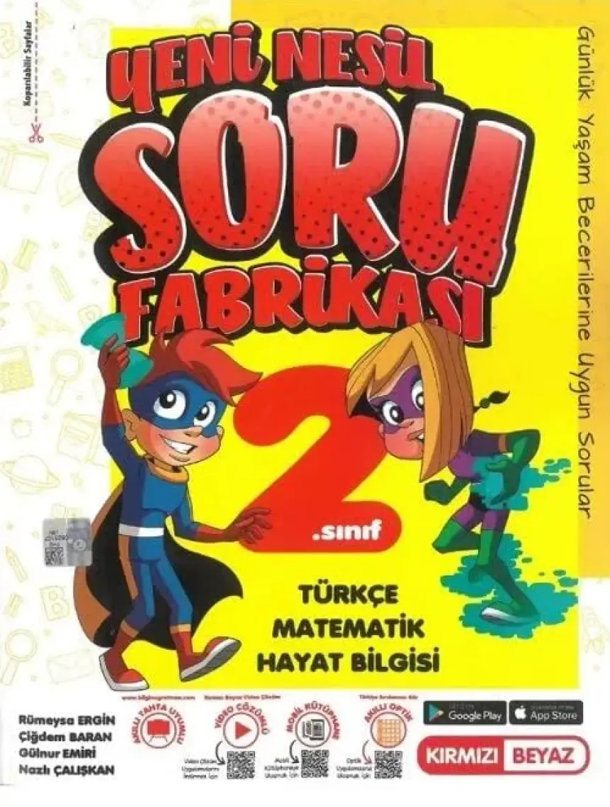 Kırmızı Beyaz Yayınlar 2.Sınıf  Efsane Soru Fabrikası 2