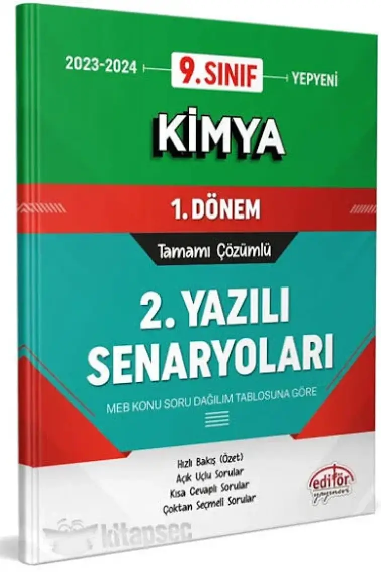 Orbital Yayınları 9. Sınıf Kimya Soru Bankası