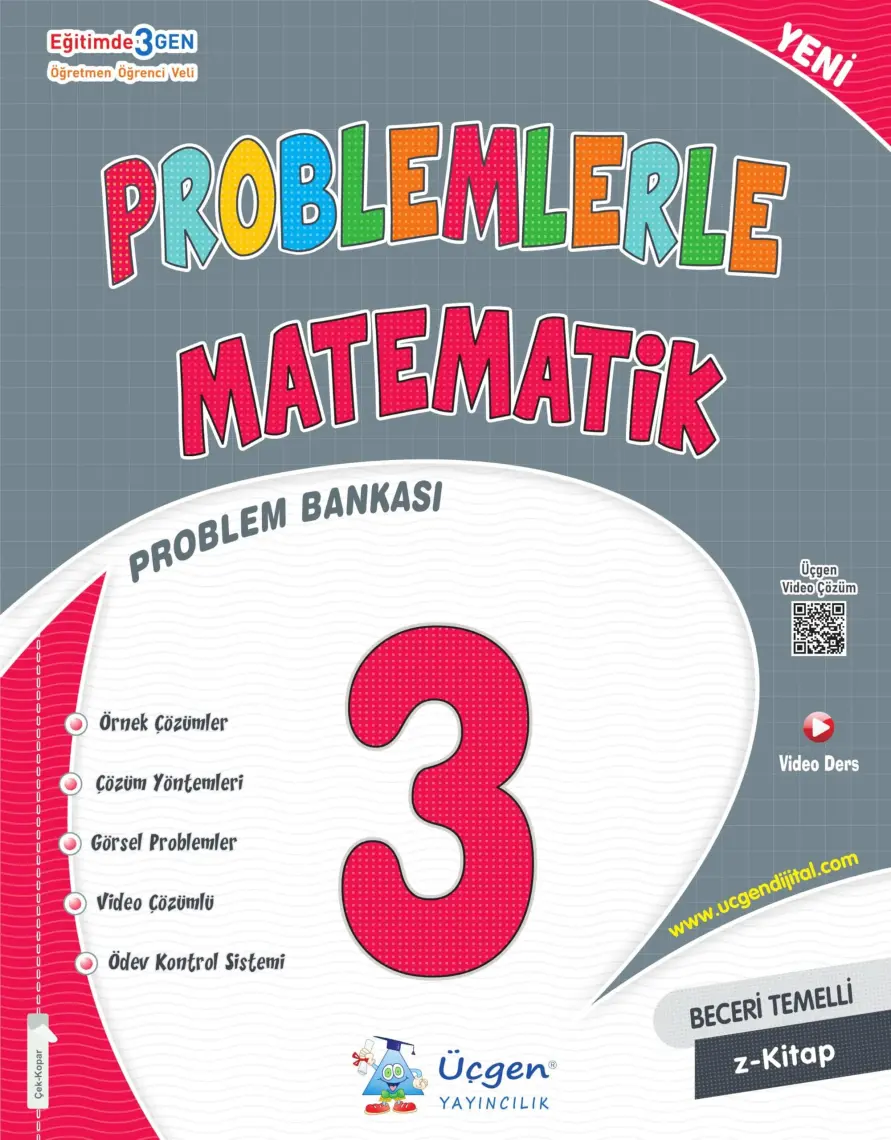 Üçgen Yayıncılık 3. Sınıf Problemlerle Matematik