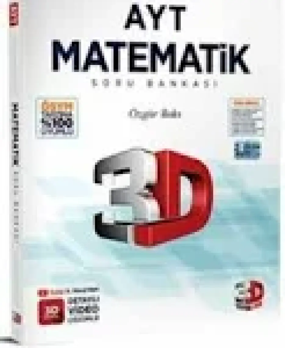 Dnz 3D Yayınları Ayt Matematik  Soru Bankası