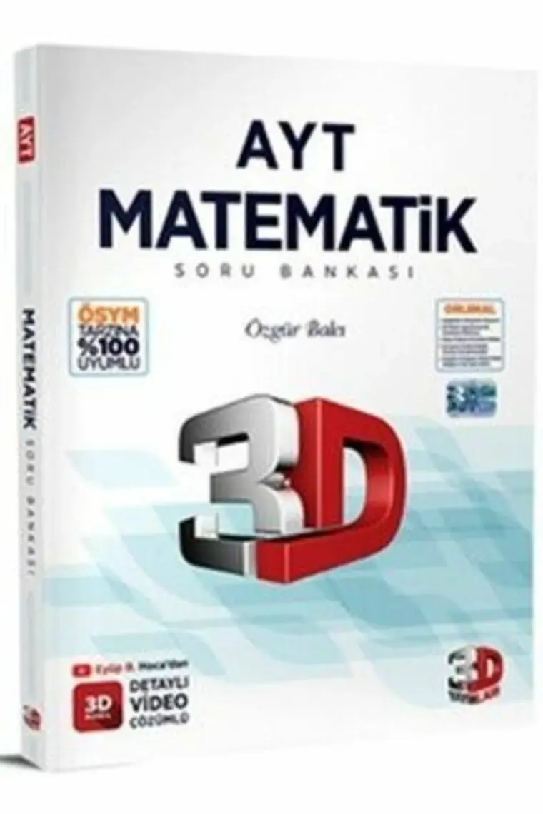 Dnz 3D Yayınları Ayt Matematik  Soru Bankası