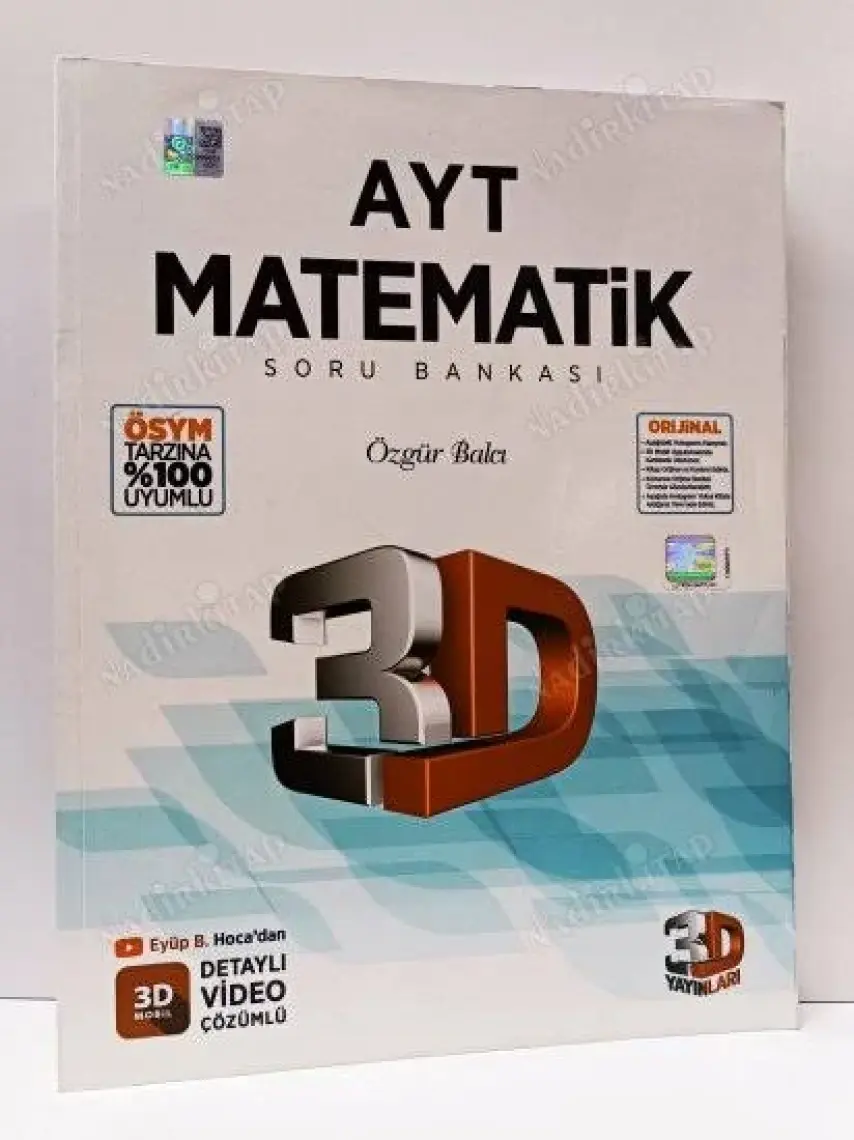 Dnz 3D Yayınları Ayt Matematik  Soru Bankası