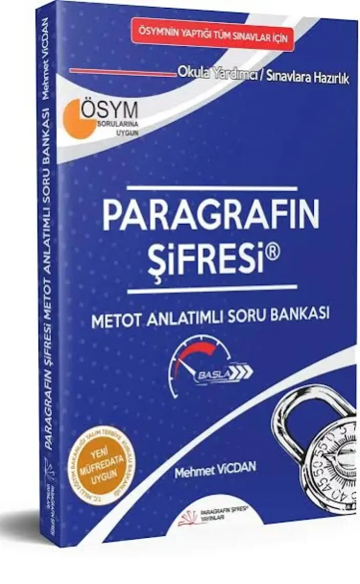 Paragrafın Şifresi Yayınları Kitapçılık Metot Anlatımlı Soru Bankası