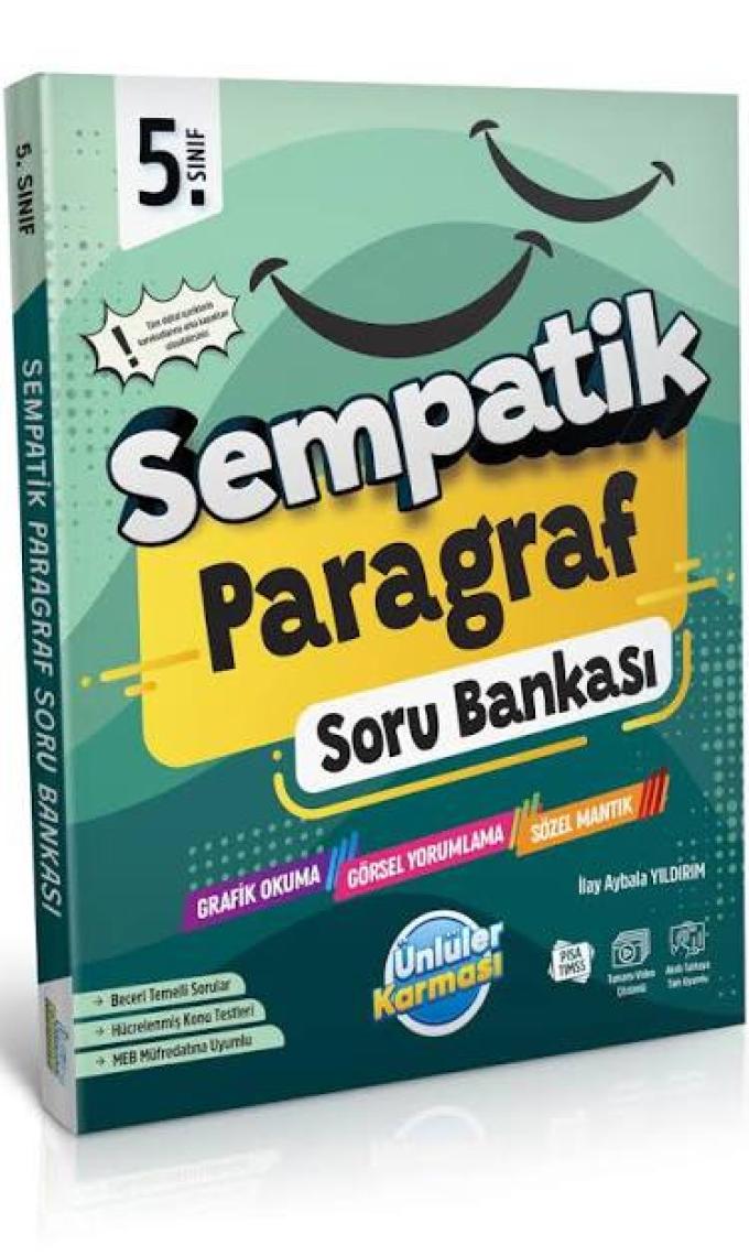 Ünlüler Karması 5. Sınıf Sempatik Paragraf Soru Bankası