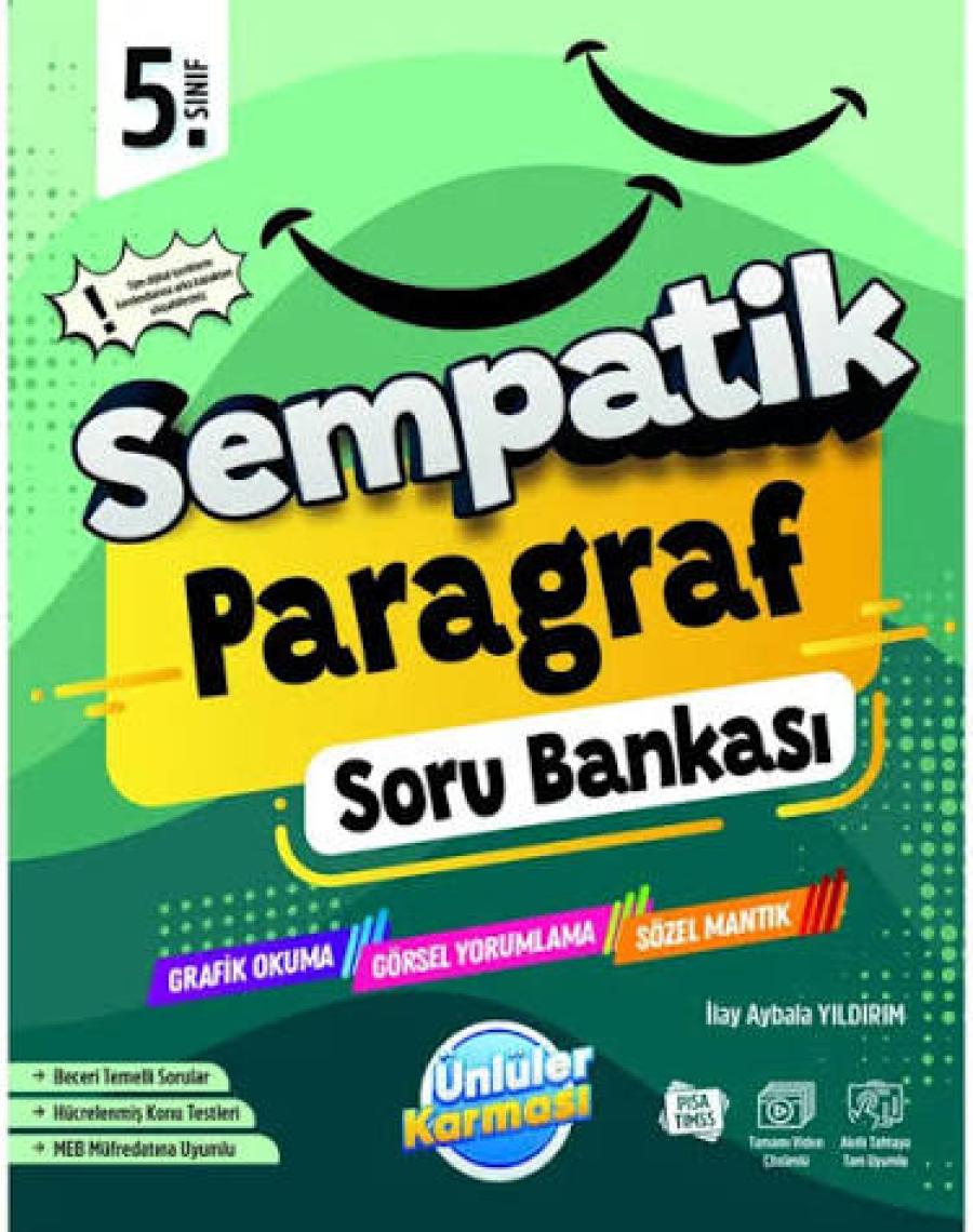 Ünlüler Karması 5. Sınıf Sempatik Paragraf Soru Bankası