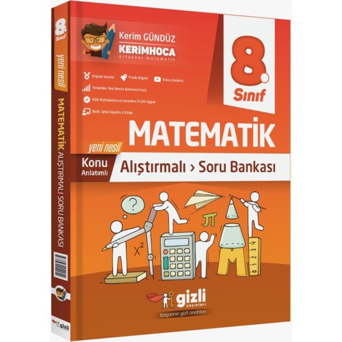 Gizli Yayınları 8. Sınıf LGS Matematik Konu Anlatımlı Alıştırmalı Soru Bankası